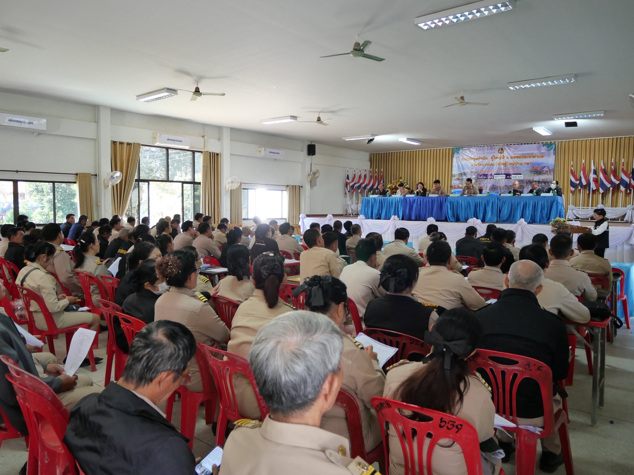 พช.ขุนตาล เข้าร่วมประชุมกำนัน ผู้ใหญ่บ้าน ประจำเดือนมกราคม 